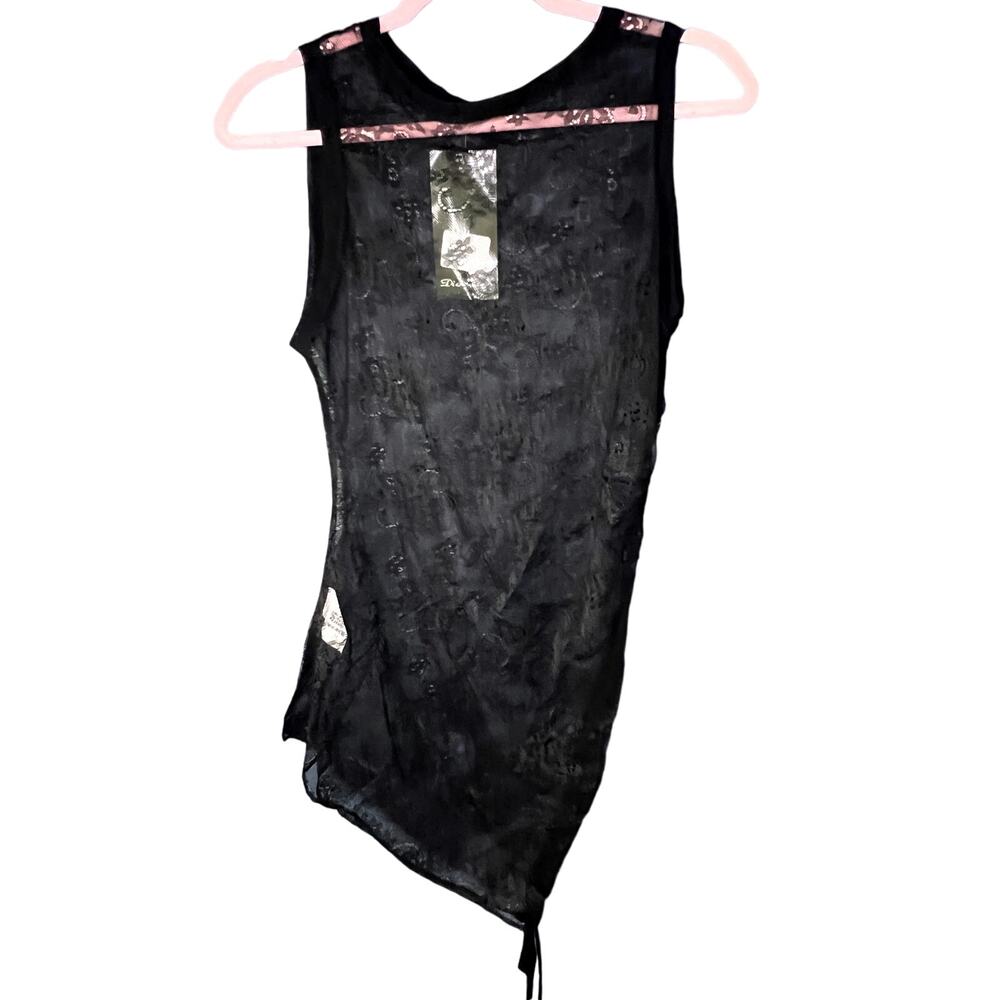 New Diabless Sheer Swimsuit Cover up Women's Size Med/Large Lace Feminine Fitted